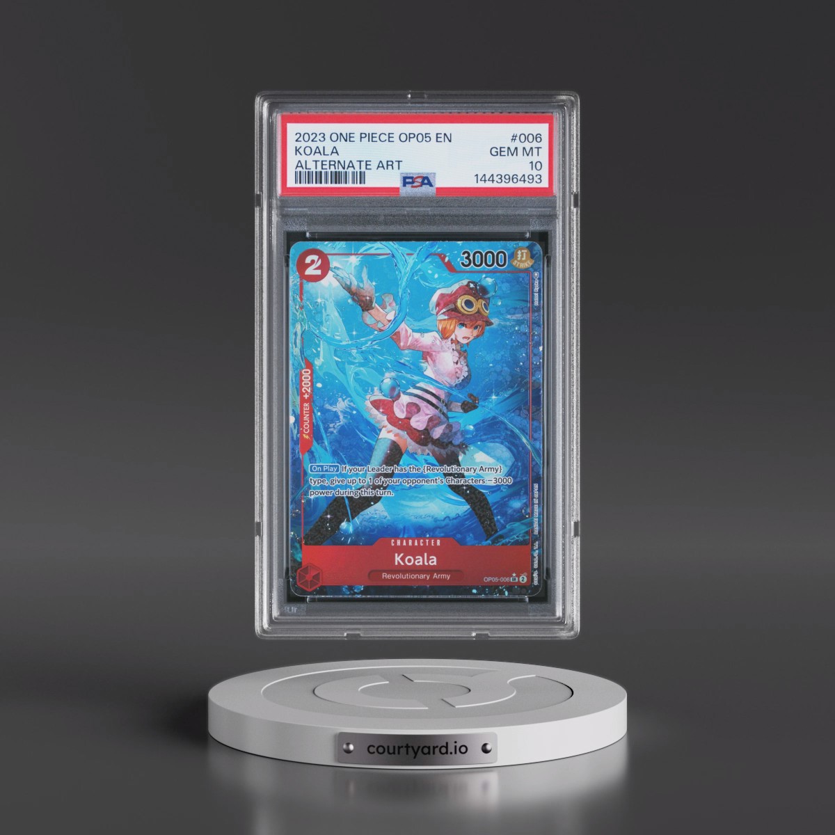 2023 One Piece OP05-Awakening of the New Era #006 Koala - Alternate Art (PSA 10 GEM MINT)