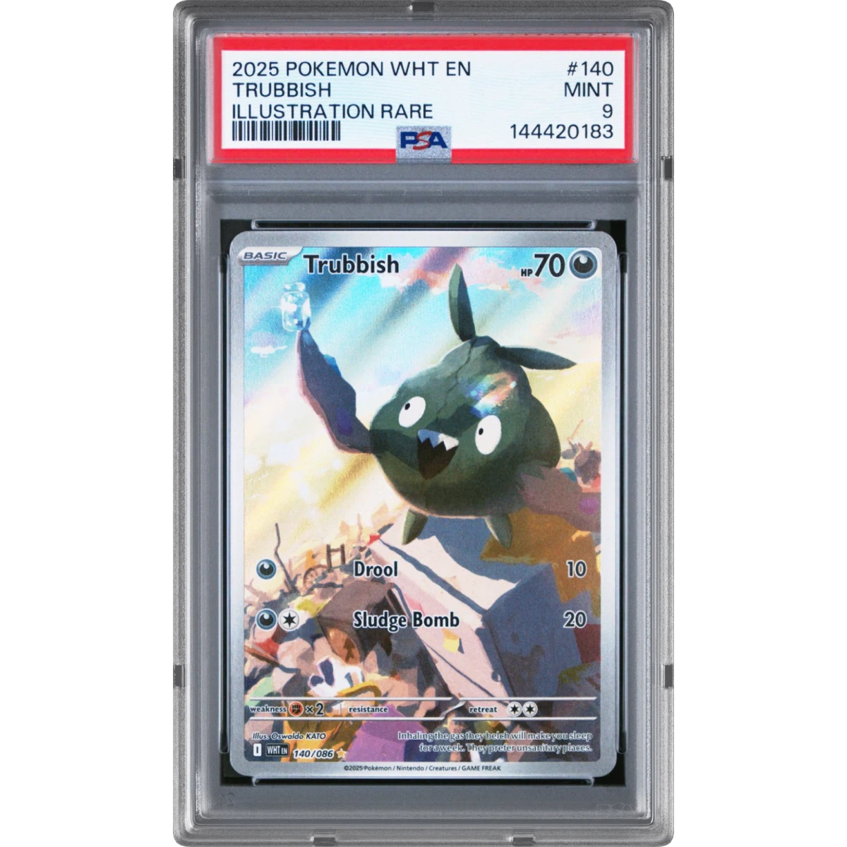 Pokémon Wht White Flare Trubbish