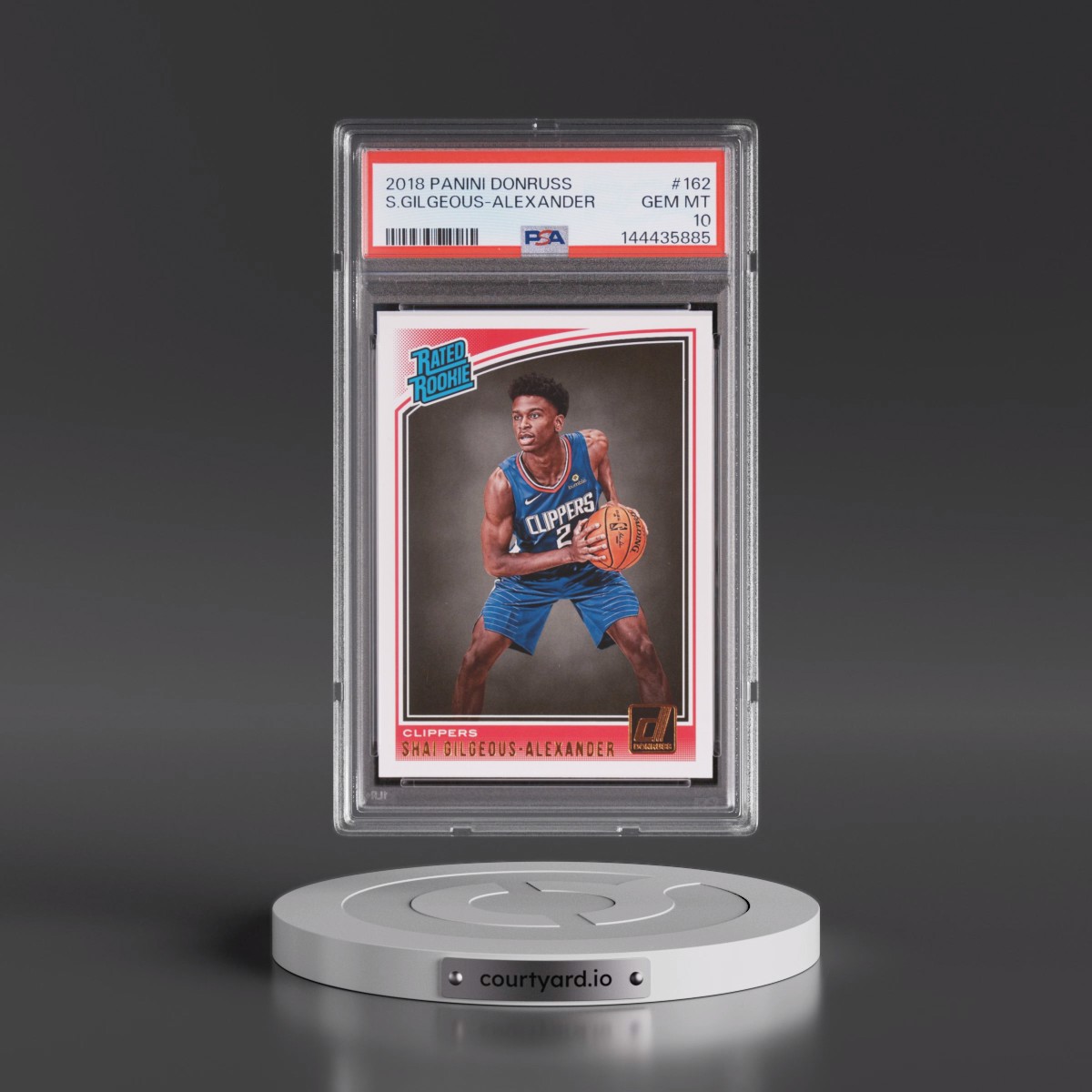 2018 Panini Donruss #162 Shai Gilgeous-Alexander (PSA 10 GEM MINT)