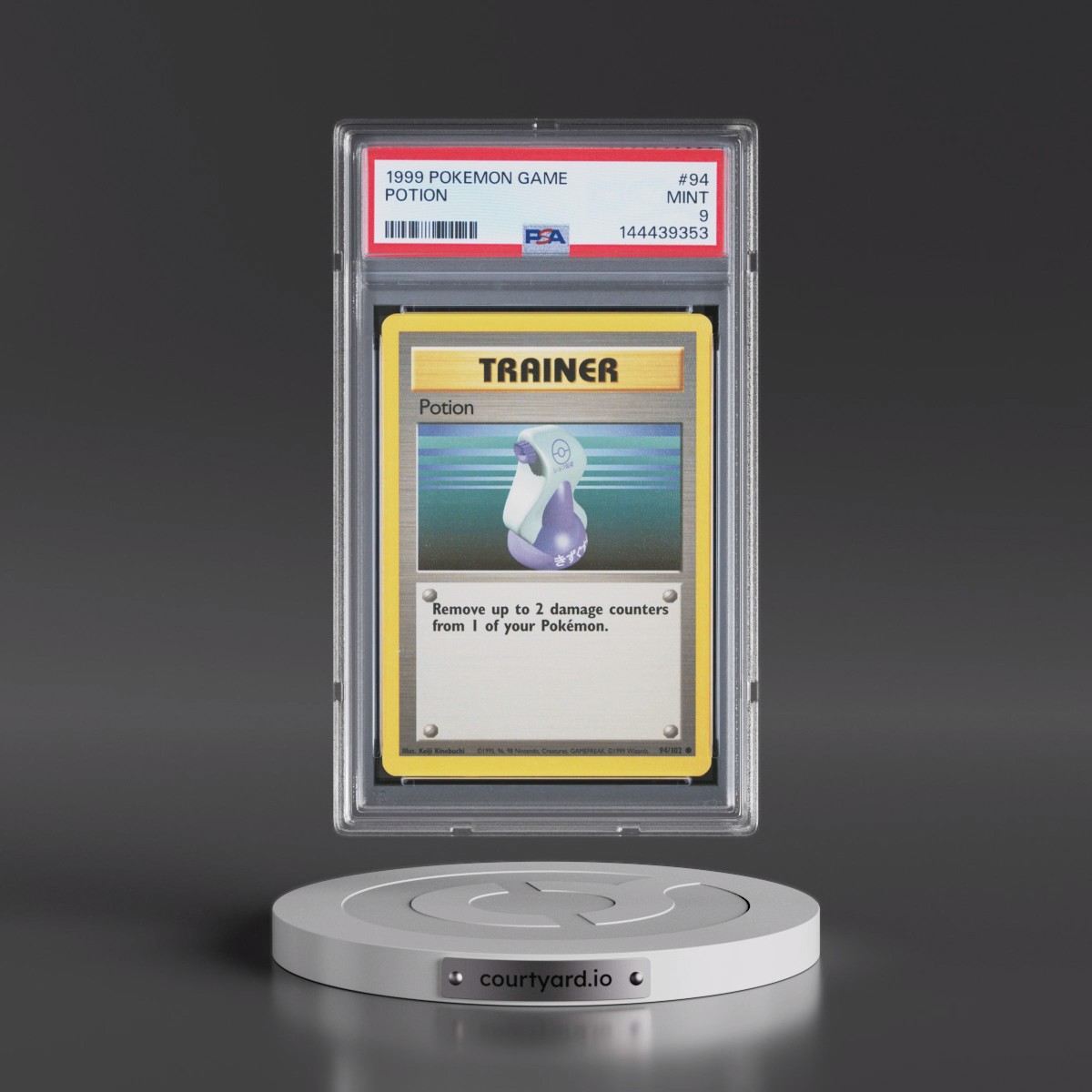 1999 Pokémon Game #94 Potion (PSA 9 MINT)