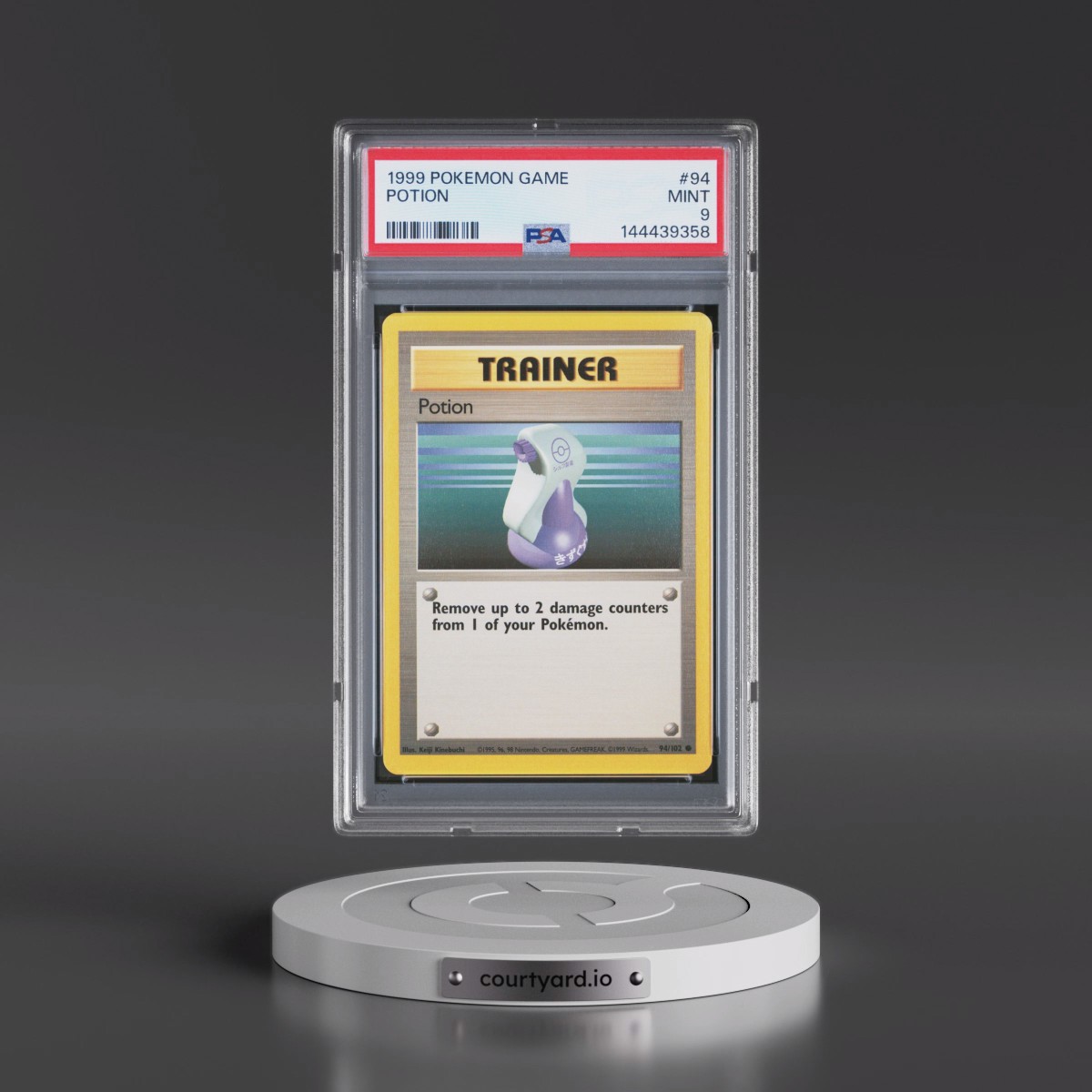 1999 Pokémon Game #94 Potion (PSA 9 MINT)