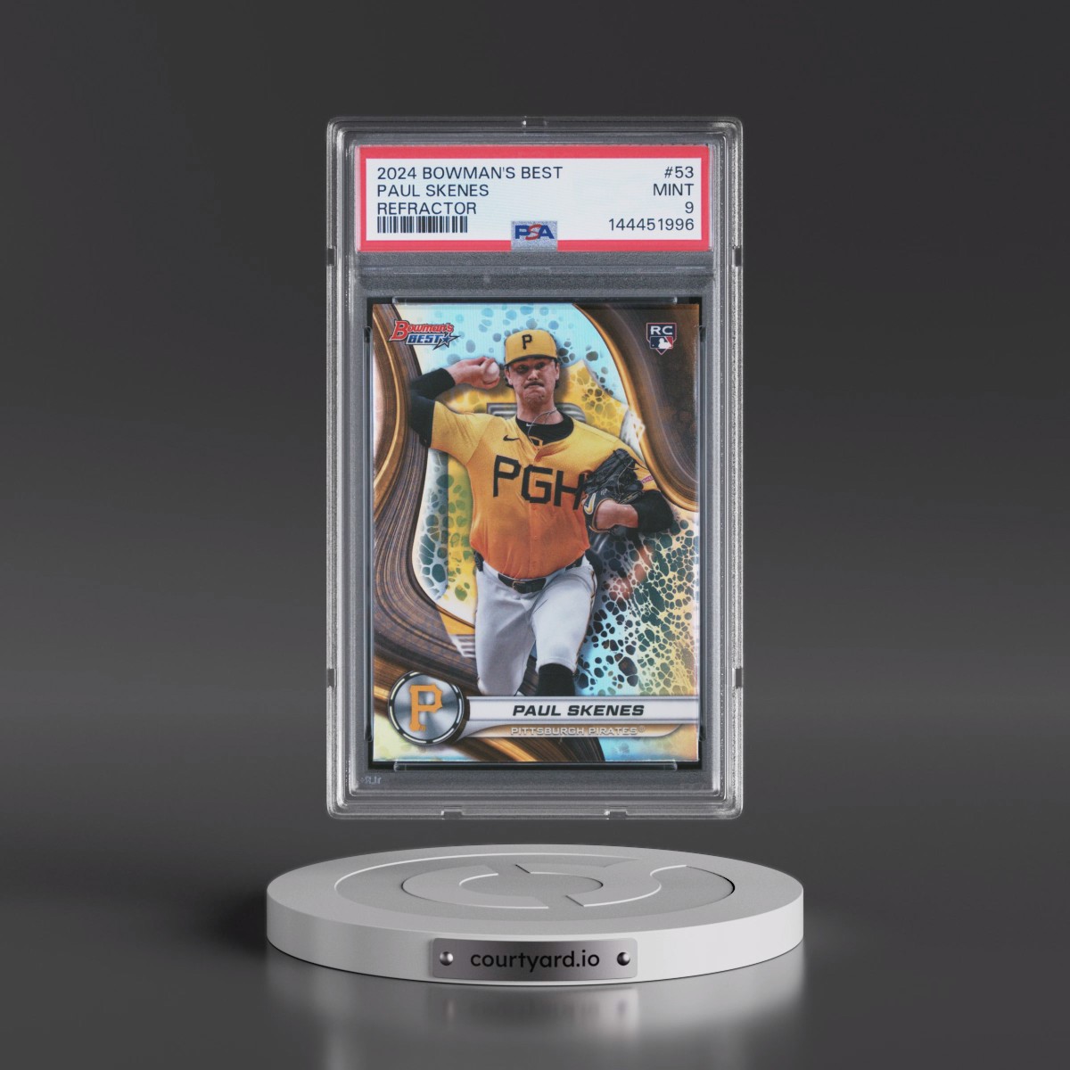 2024 Bowman's Best Paul Skenes - Refractor #53 PSA 9