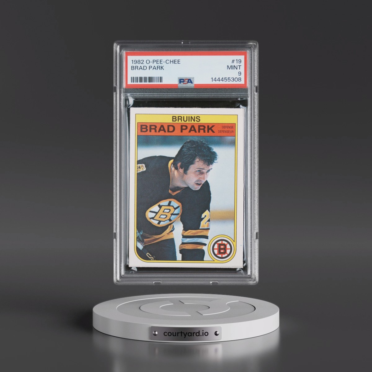 1982 O-Pee-Chee #19 Brad Park (PSA 9 MINT)