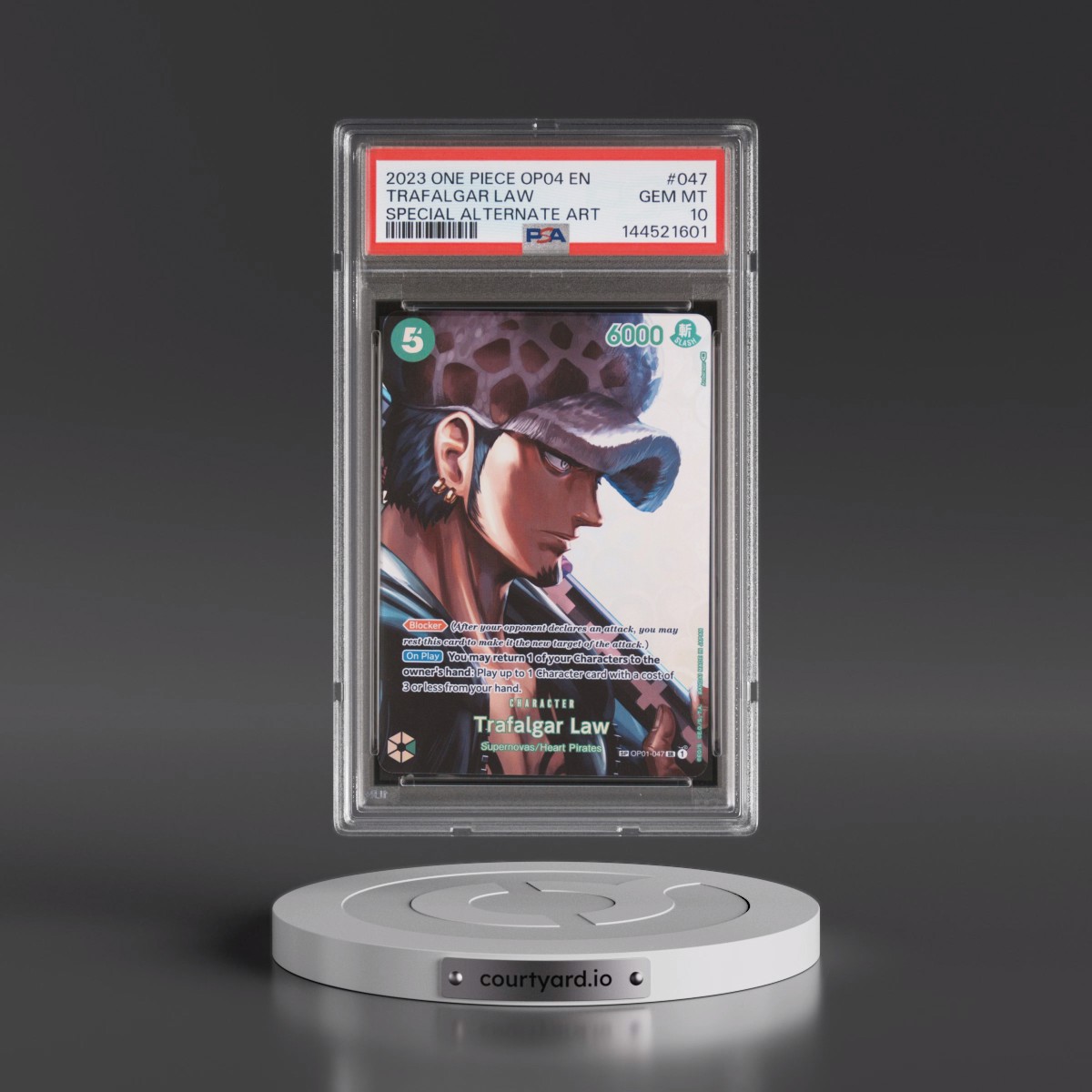 2023 One Piece Kingdoms of Intrigue #047 Trafalgar Law - Special Alternate Art (PSA 10 GEM MINT)
