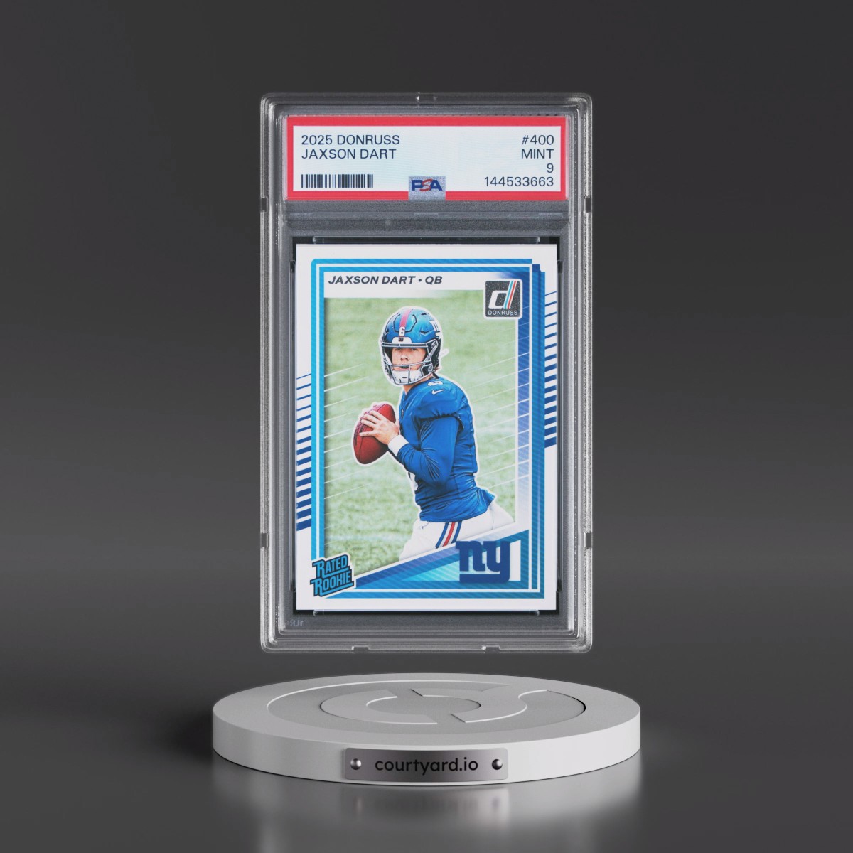 2025 Panini Donruss #400 Jaxson Dart (PSA 9 MINT)