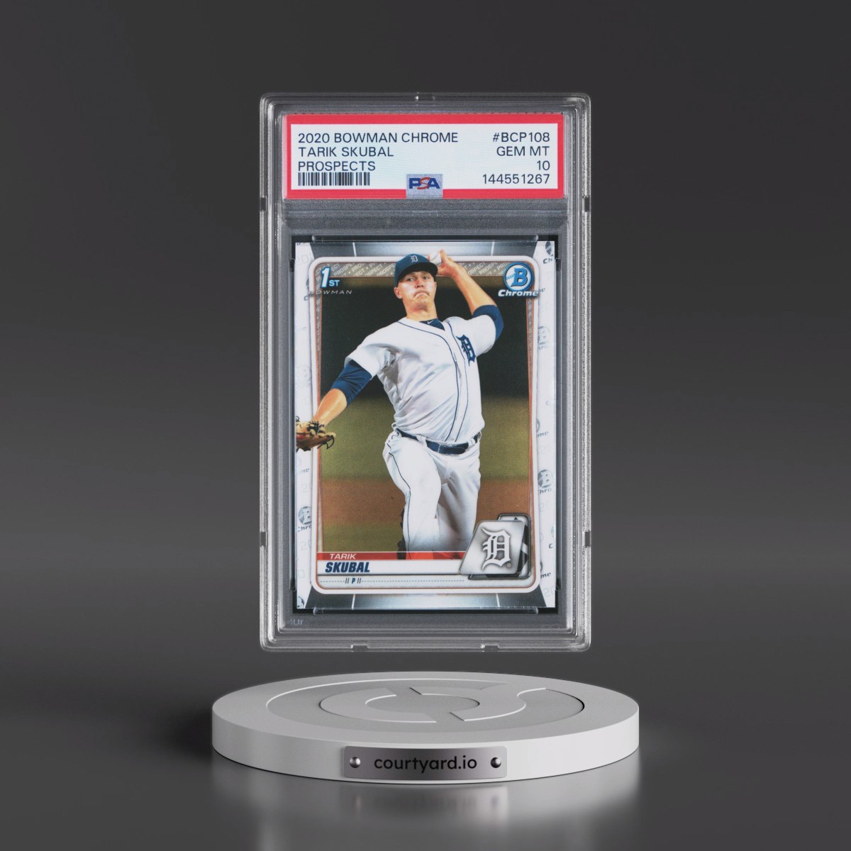 2020 Bowman Chrome Prospects #BCP108 Tarik Skubal (PSA 10 GEM MINT)