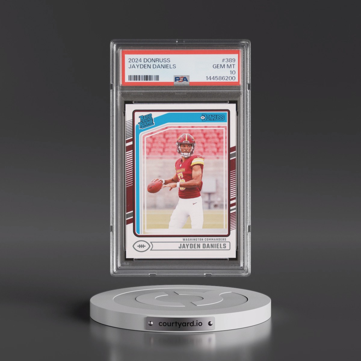 2024 Panini Donruss #389 Jayden Daniels (PSA 10 GEM MINT)