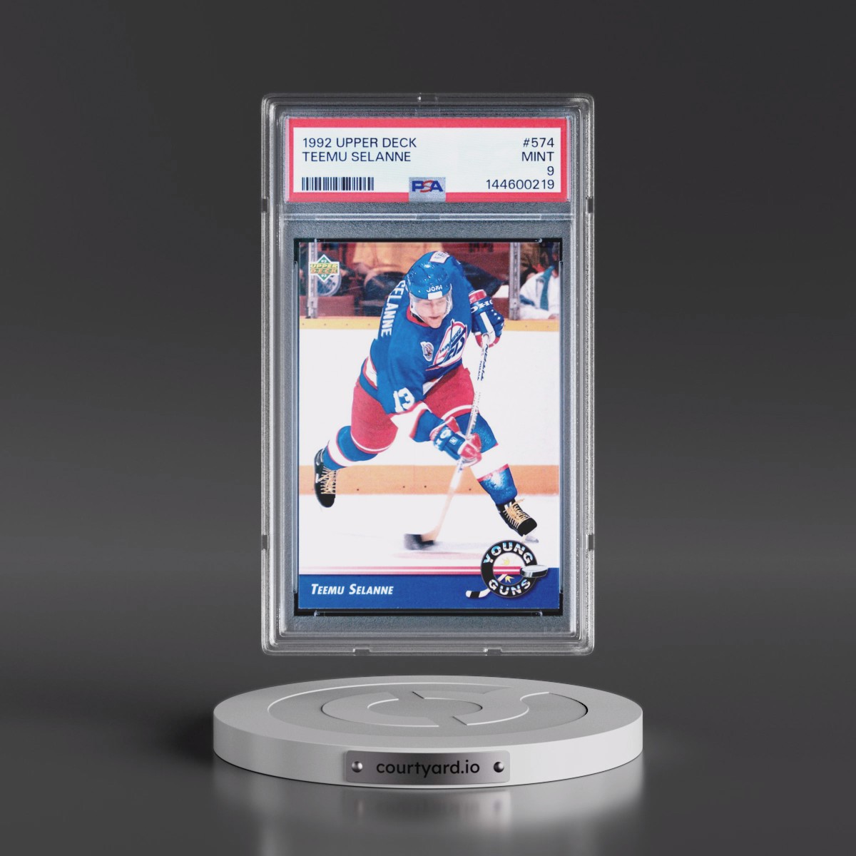 1992 Upper Deck #574 Teemu Selanne (PSA 9 MINT)