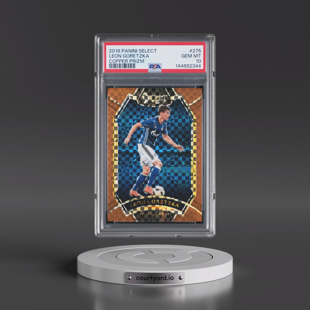 2016 Panini Select Leon Goretzka - Copper Prizm #275 PSA 10