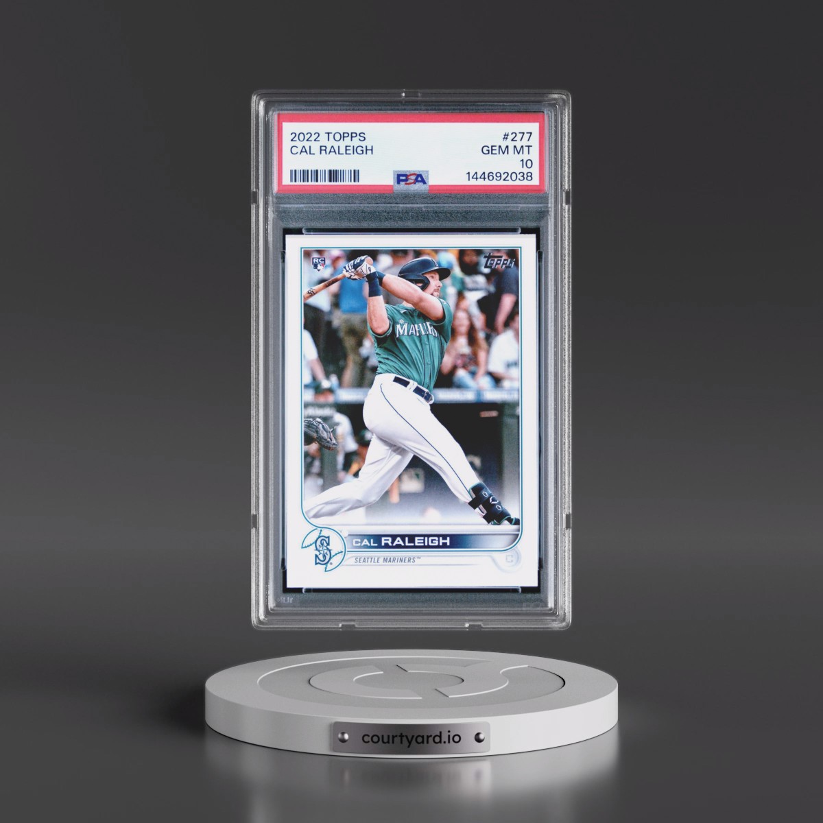 2022 Topps #277 Cal Raleigh (PSA 10 GEM MINT)