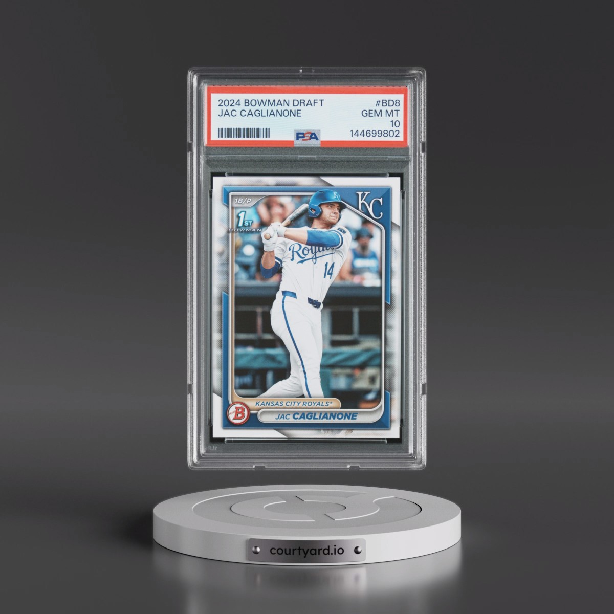 2024 Bowman Draft #BD8 Jac Caglianone (PSA 10 GEM MINT)