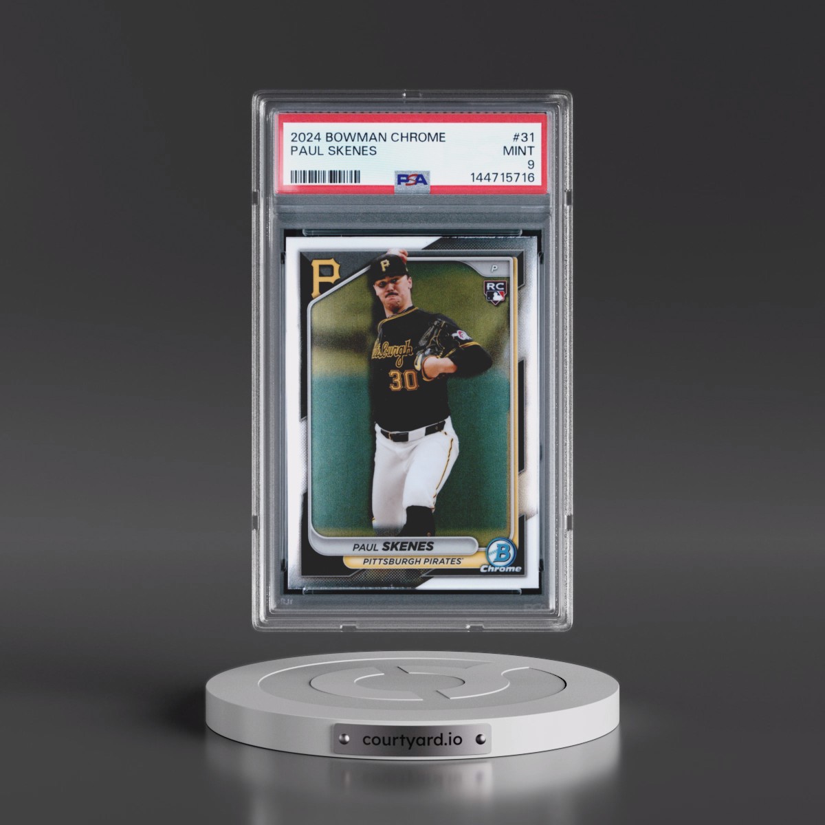 2024 Bowman Chrome #31 Paul Skenes (PSA 9 MINT)
