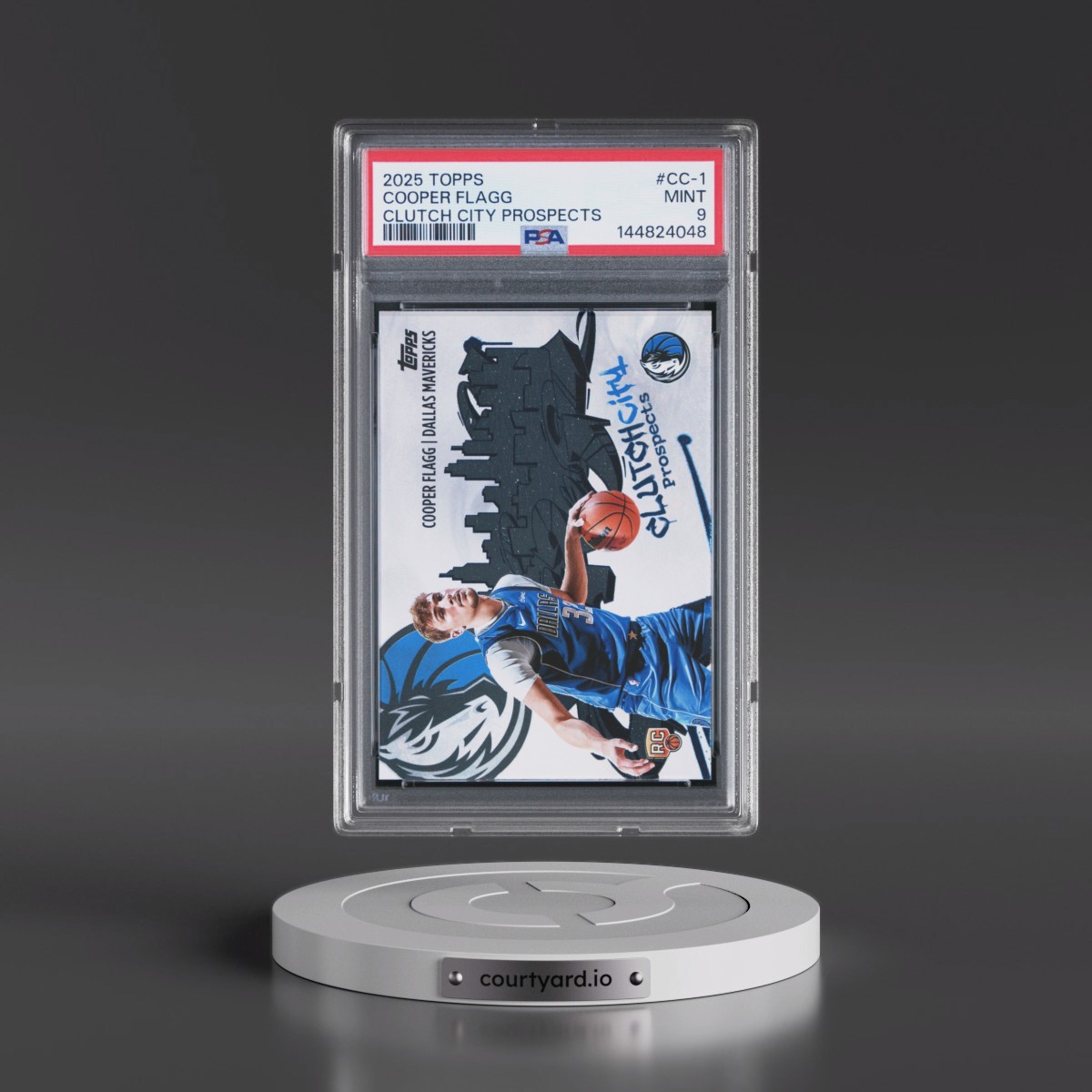 2025 Topps Clutch City Prospects #CC-1 Cooper Flagg (PSA 9 MINT)