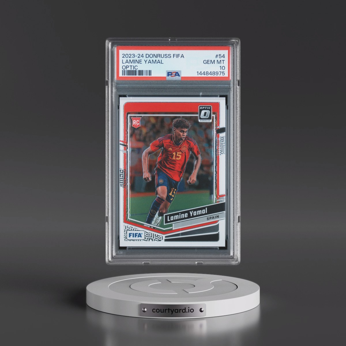 2023 Panini Donruss FIFA Lamine Yamal - Optic #54 PSA 10
