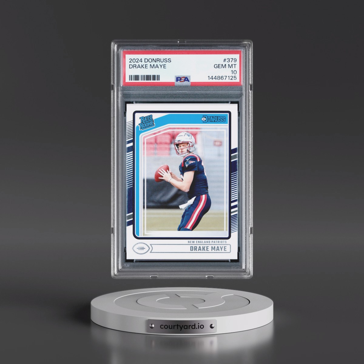 2024 Panini Donruss #379 Drake Maye (PSA 10 GEM MINT)