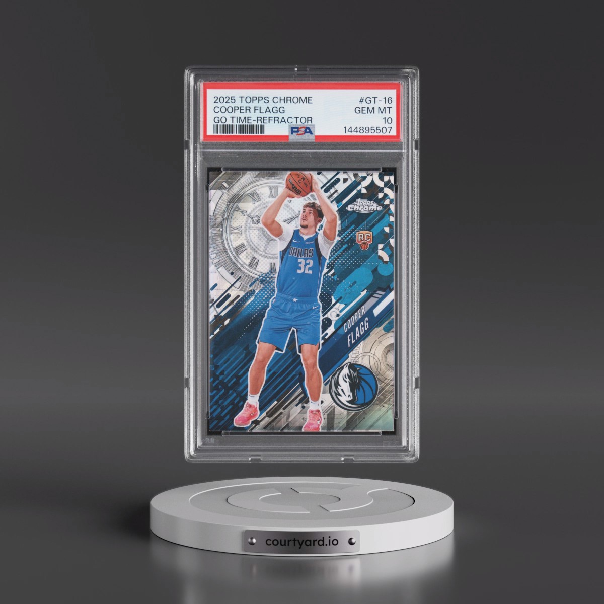 2025 Topps Chrome Go Time #GT-16 Cooper Flagg - Refractor (PSA 10 GEM MINT)