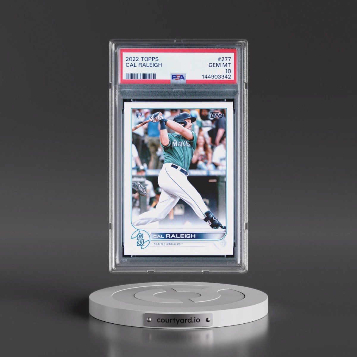 2022 Topps #277 Cal Raleigh (PSA 10 GEM MINT)
