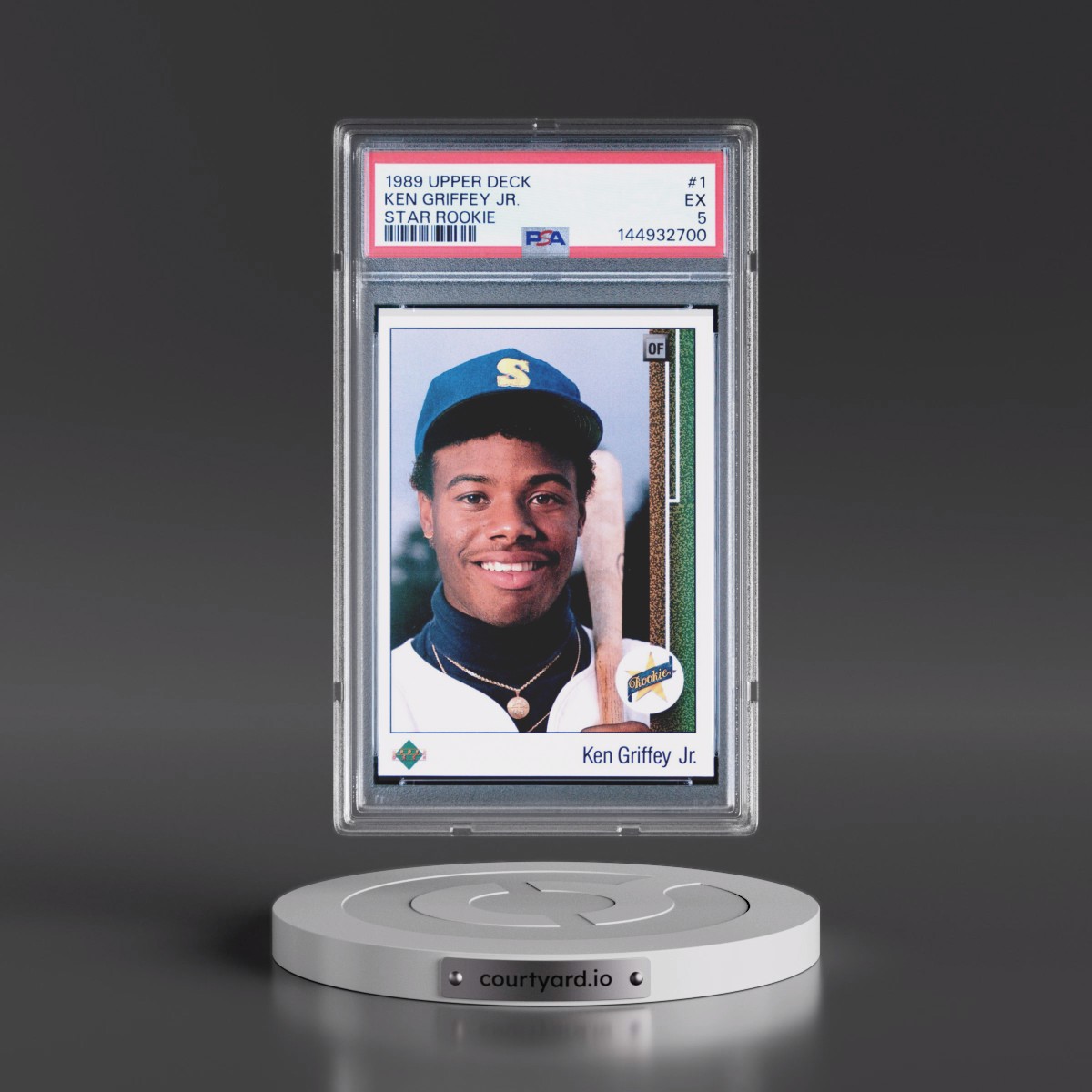 1989 Upper Deck #1 Ken Griffey Jr - Star Rookie (PSA 5 EX)