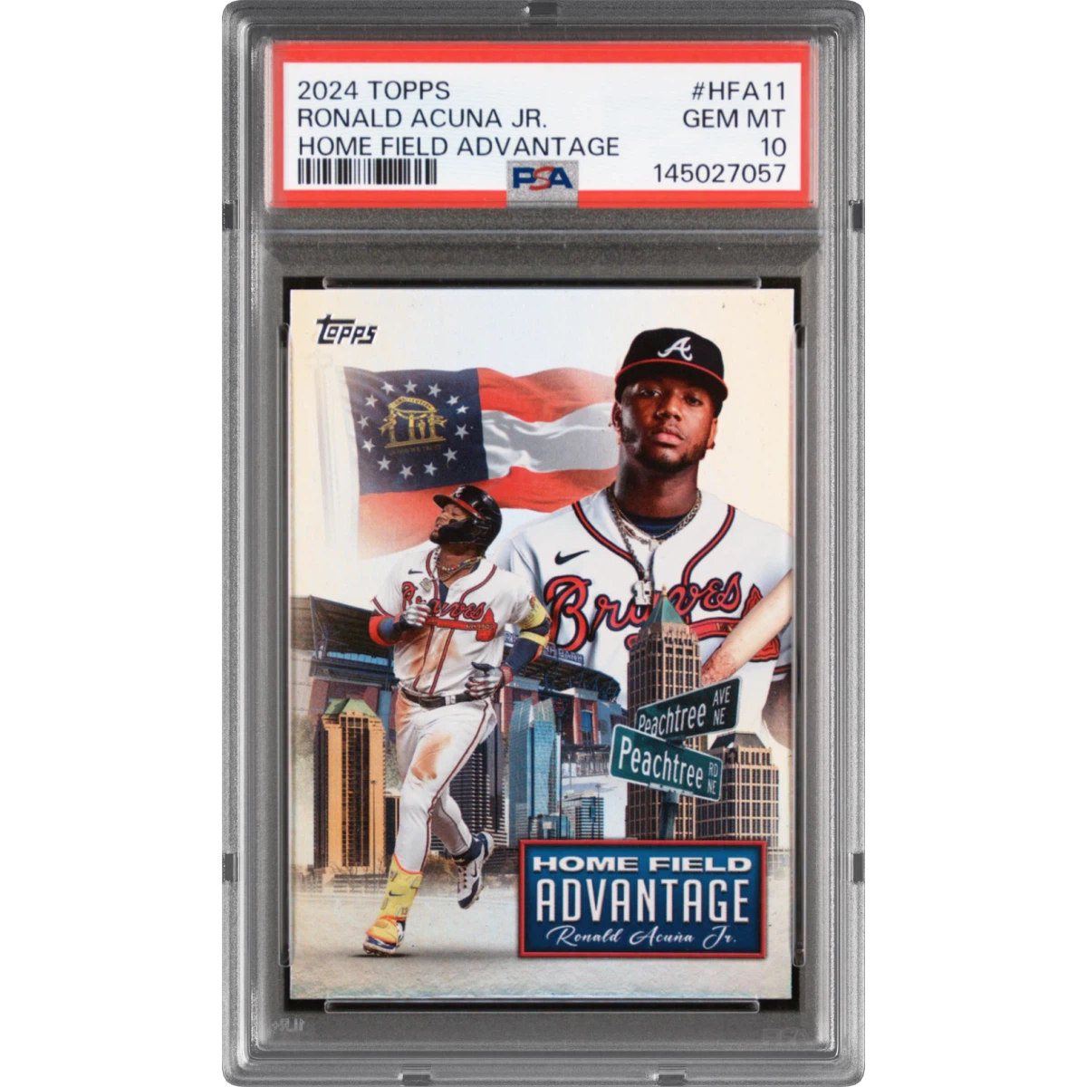 2024 Topps Home Field Advantage #HFA11 Ronald Acuna Jr. (PSA 10 GEM MINT)