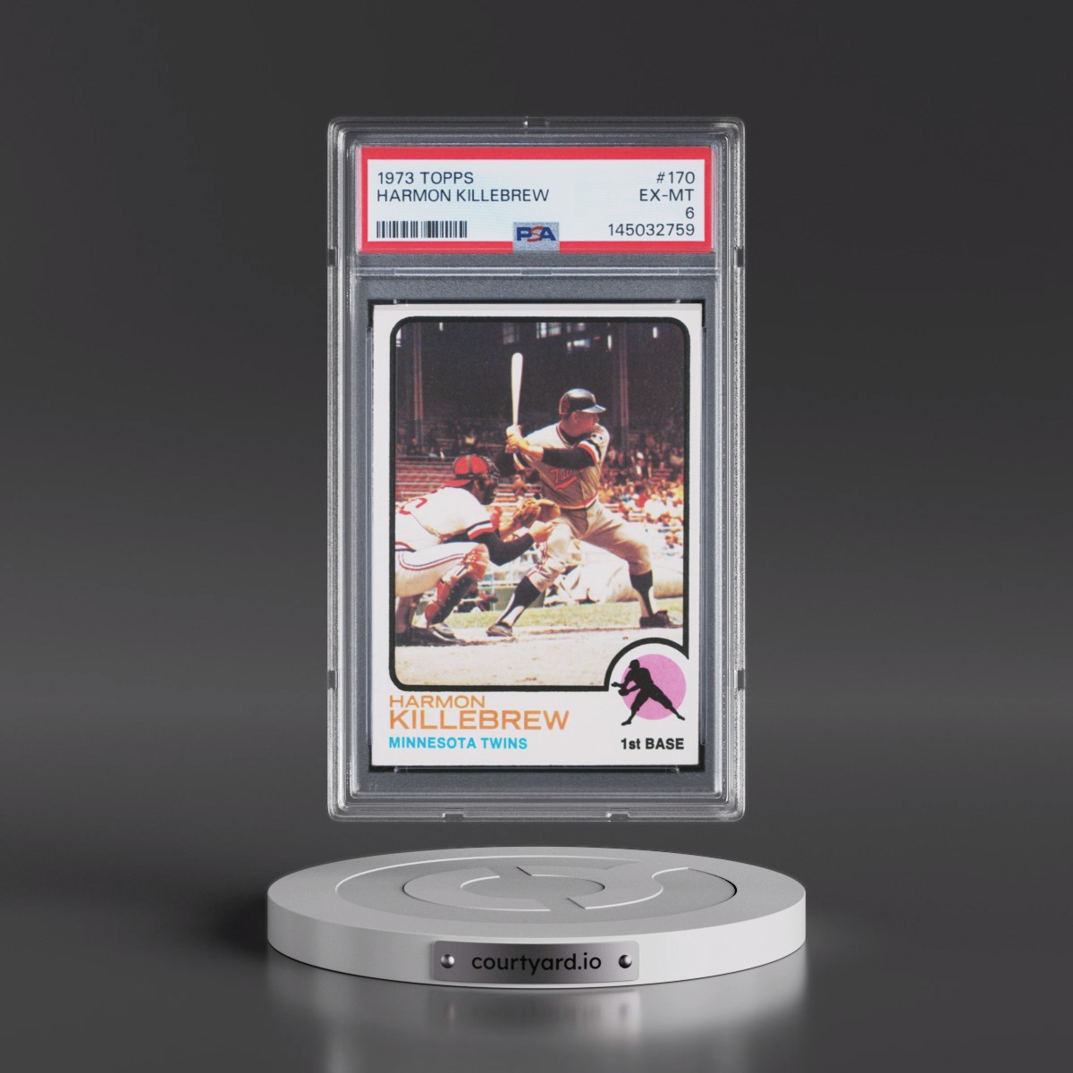 1973 Topps #170 Harmon Killebrew (PSA 6 EX-MT)