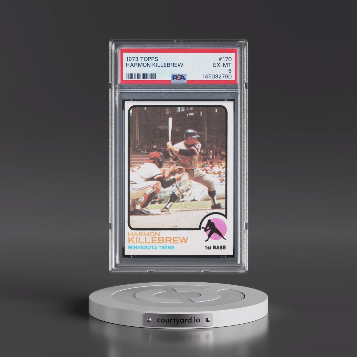 1973 Topps #170 Harmon Killebrew (PSA 6 EX-MT)