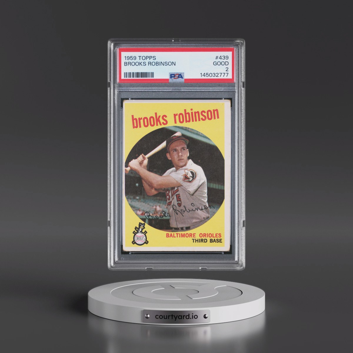 1959 Topps #439 Brooks Robinson (PSA 2 GOOD)