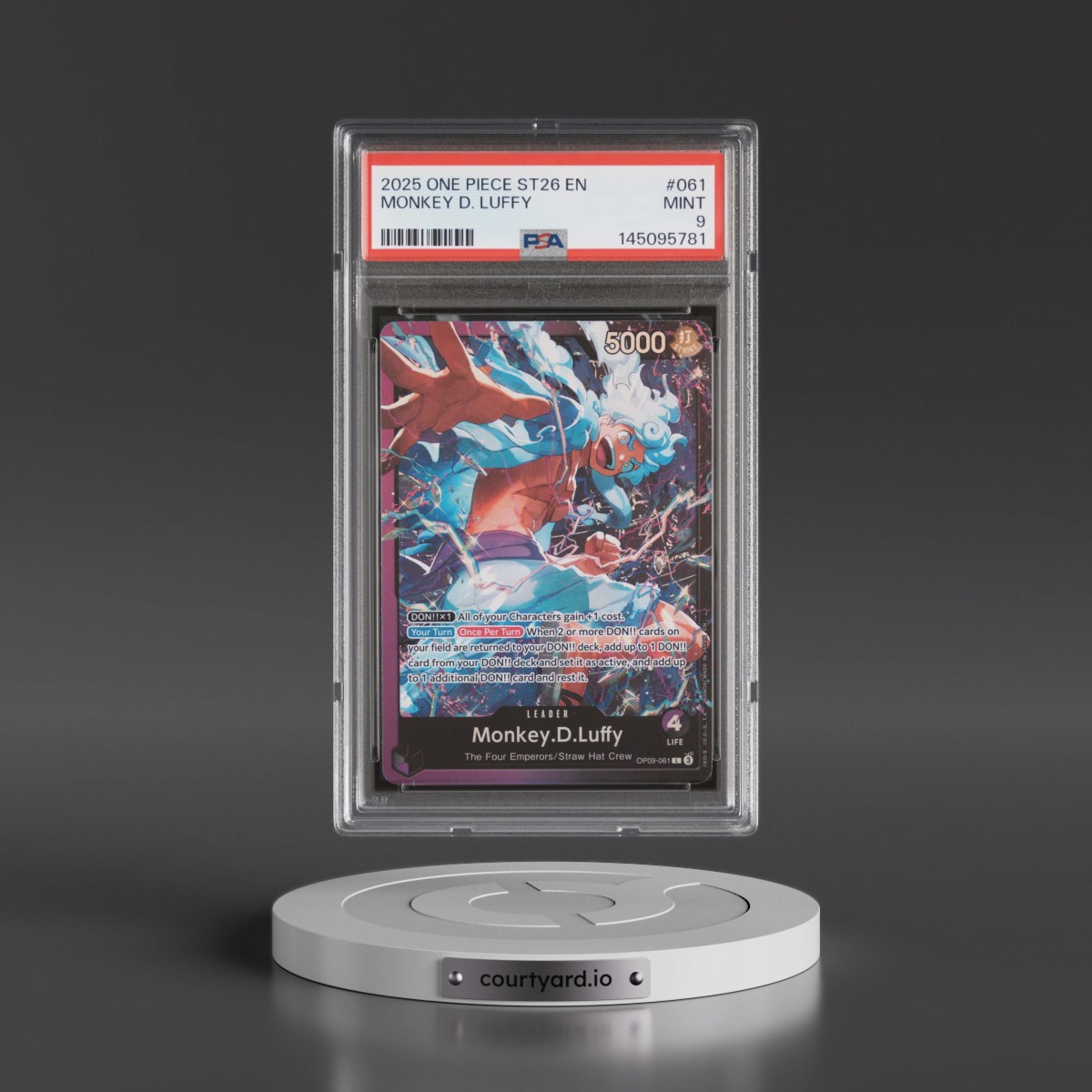2025 One Piece Starter Deck ST26-Purple/Black Monkey D. Luffy #061 Monkey D. Luffy (PSA 9 MINT)