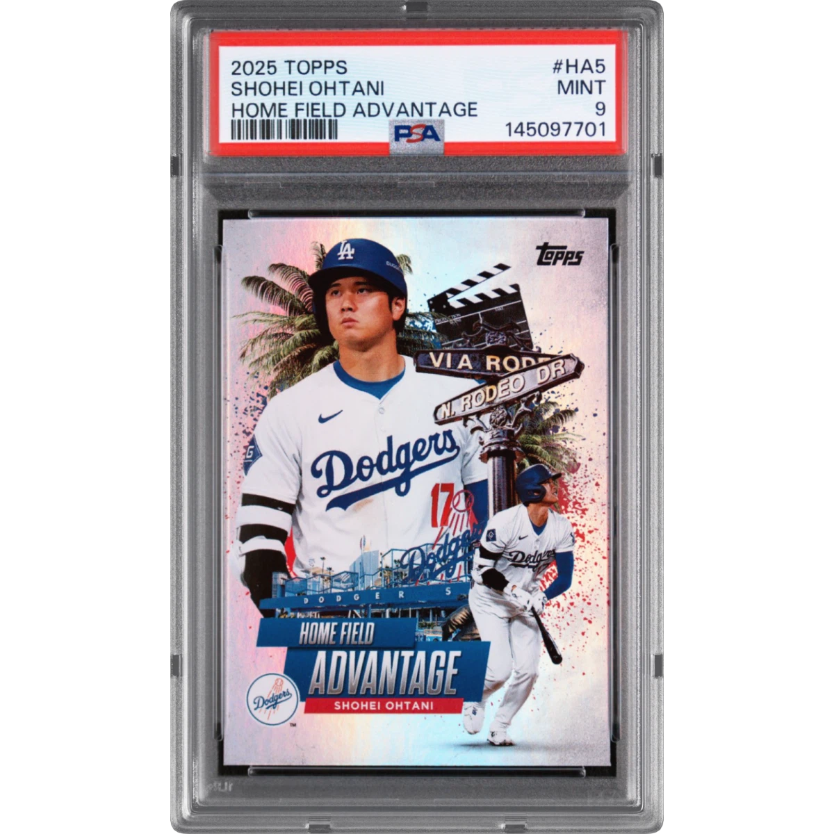 2025 Topps Home Field Advantage #HA5 Shohei Ohtani (PSA 9 MINT)