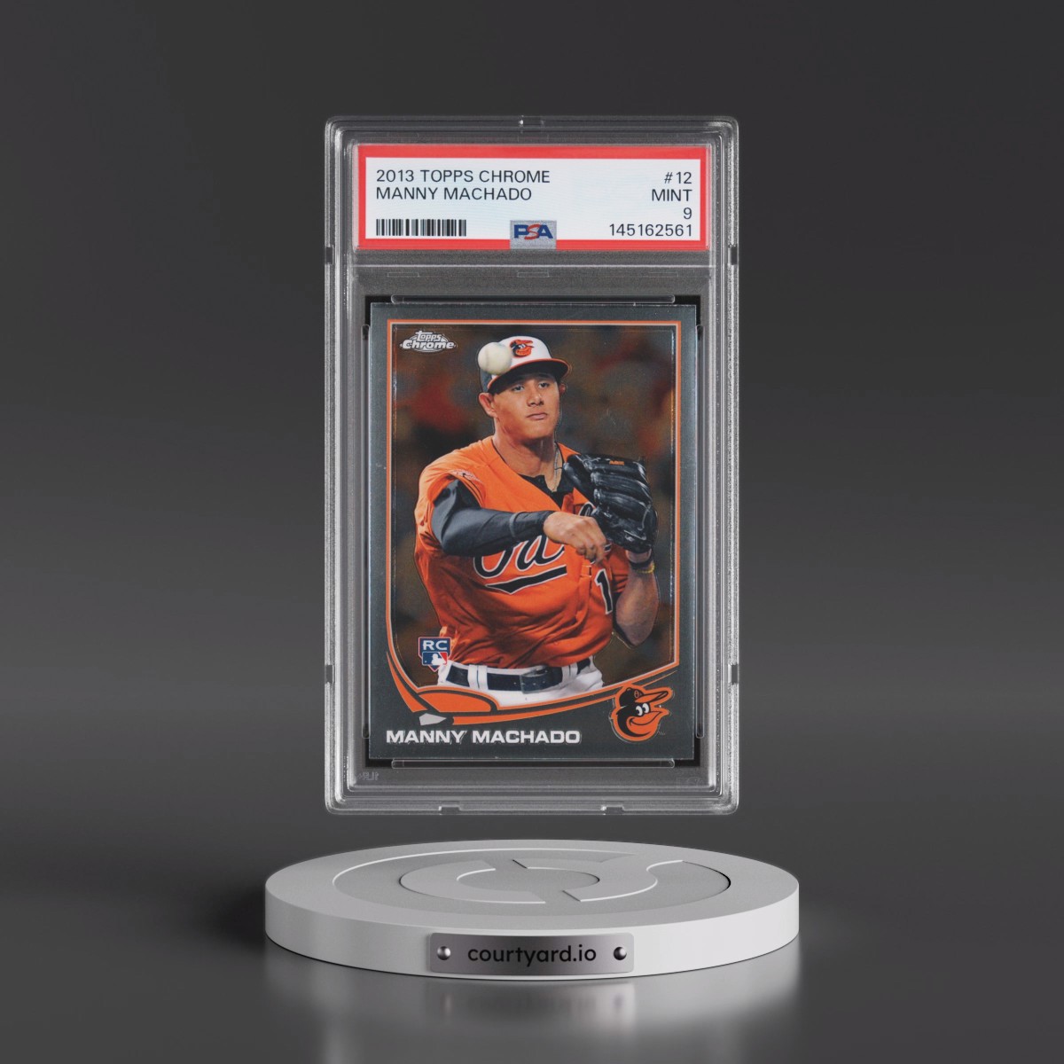 2013 Topps Chrome #12 Manny Machado (PSA 9 MINT)