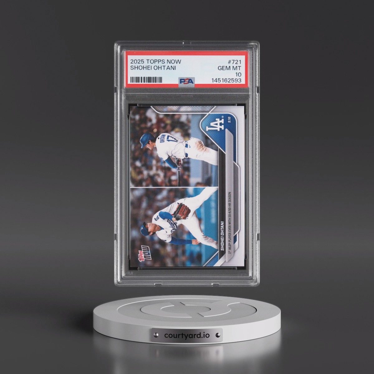 2025 Topps Now #721 Shohei Ohtani (PSA 10 GEM MINT)