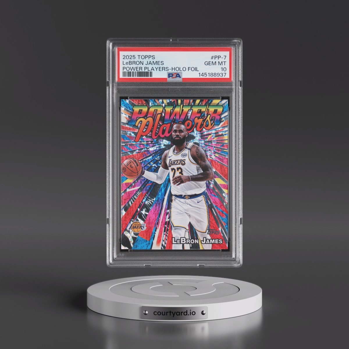 2025 Topps Power Players #PP-7 LeBron James - Holo Foil (PSA 10 GEM MINT)