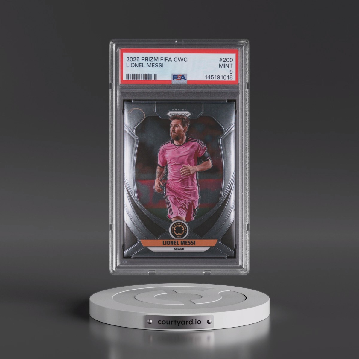 2025 Panini Prizm FIFA Club World Cup #200 Lionel Messi (PSA 9 MINT)