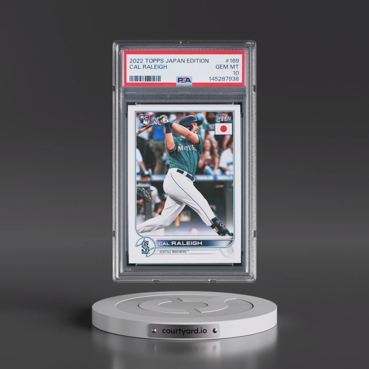 2022 Topps Japan Edition #169 Cal Raleigh (PSA 10 GEM MINT)