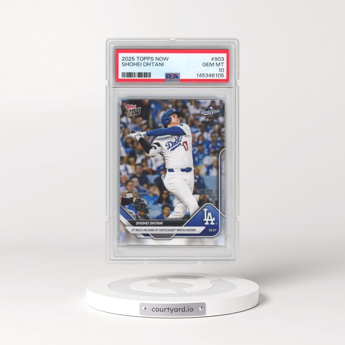 2025 Topps Now #903 Shohei Ohtani (PSA 10 GEM MINT)