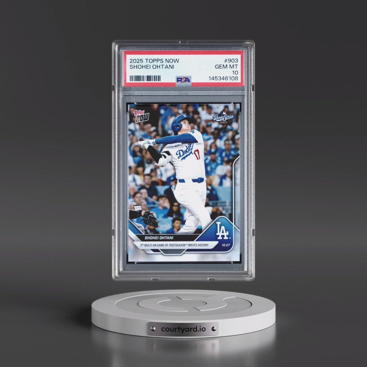 2025 Topps Now #903 Shohei Ohtani (PSA 10 GEM MINT)