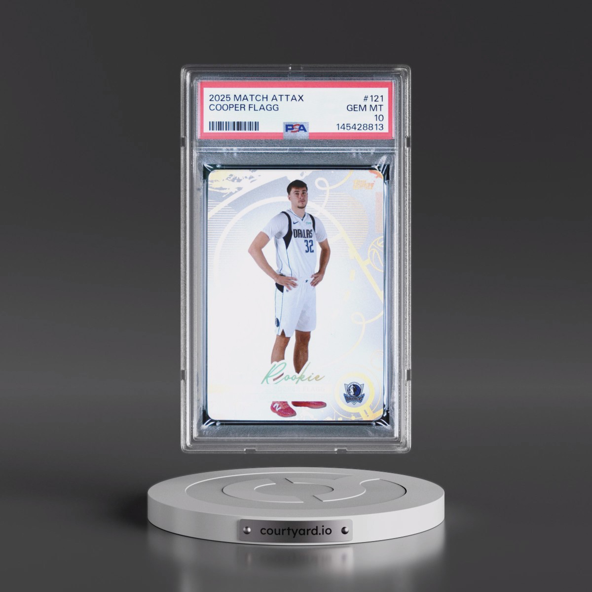 2025 Topps Match Attax #121 Cooper Flagg (PSA 10 GEM MINT)