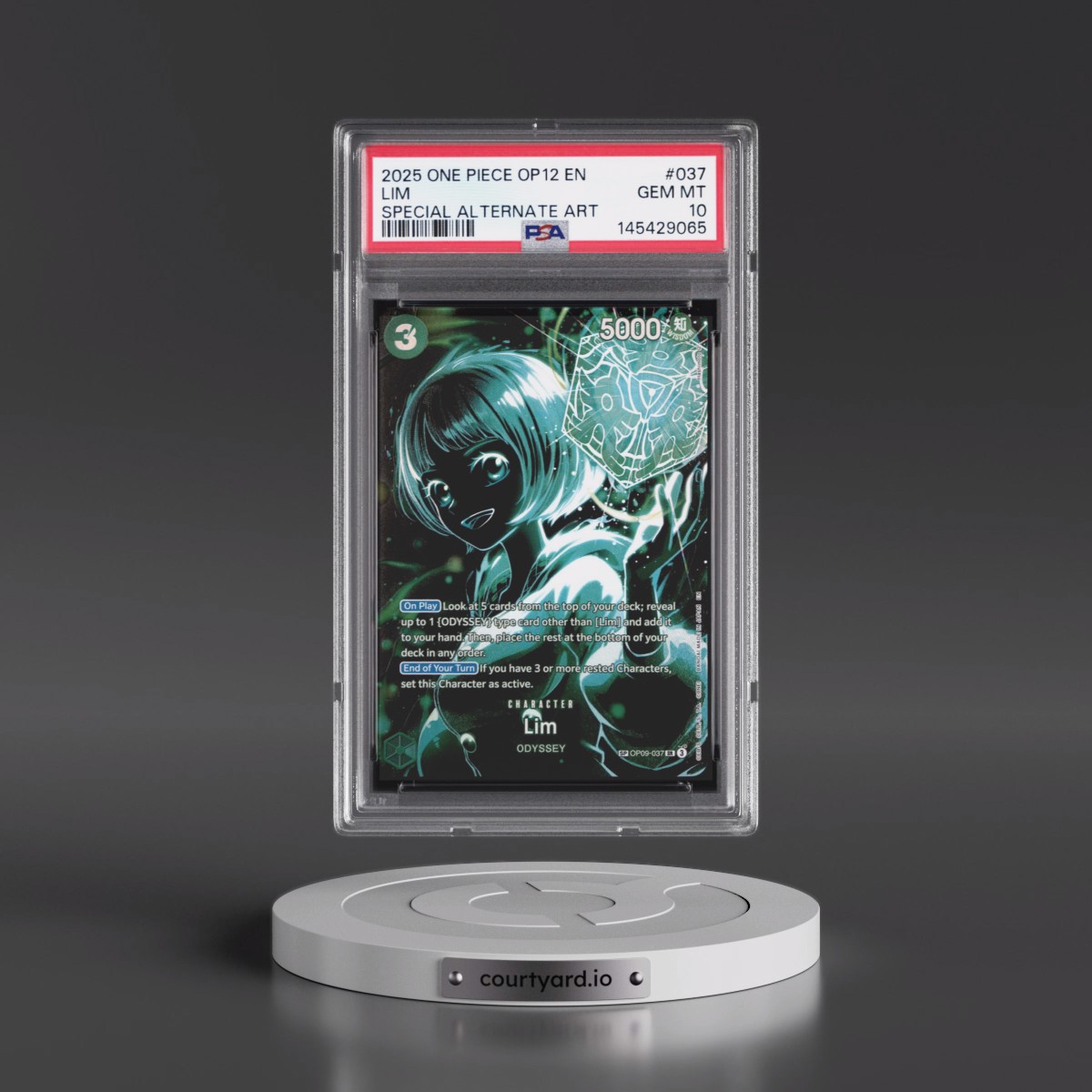 2025 One Piece OP12-Legacy of the Master #037 Lim - Special Alternate Art (PSA 10 GEM MINT)