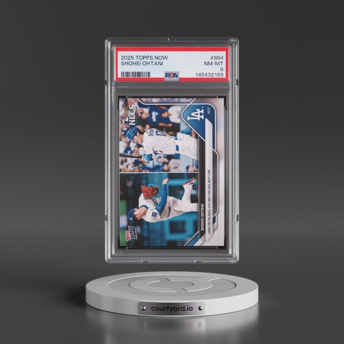 2025 Topps Now #884 Shohei Ohtani (PSA 8 NM-MT)