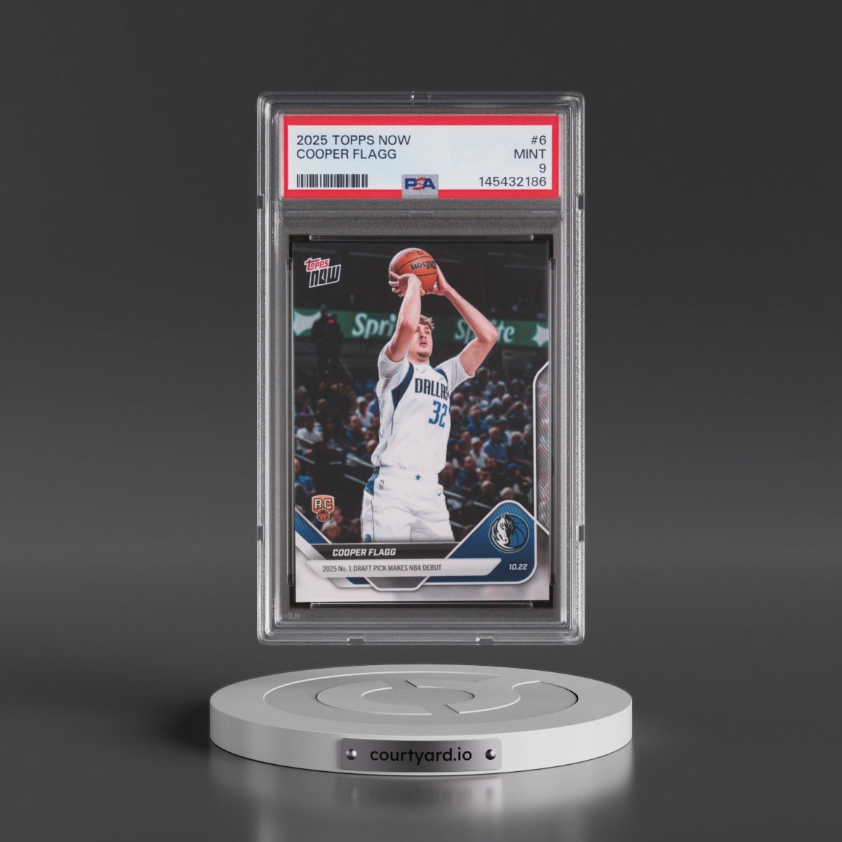 2025 Topps Now #6 Cooper Flagg (PSA 9 MINT)