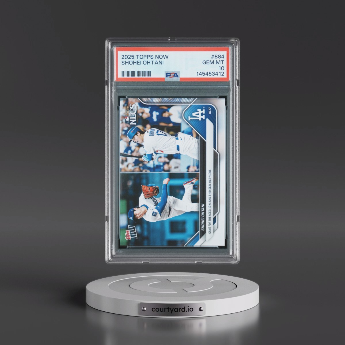 2025 Topps Now #884 Shohei Ohtani (PSA 10 GEM MINT)