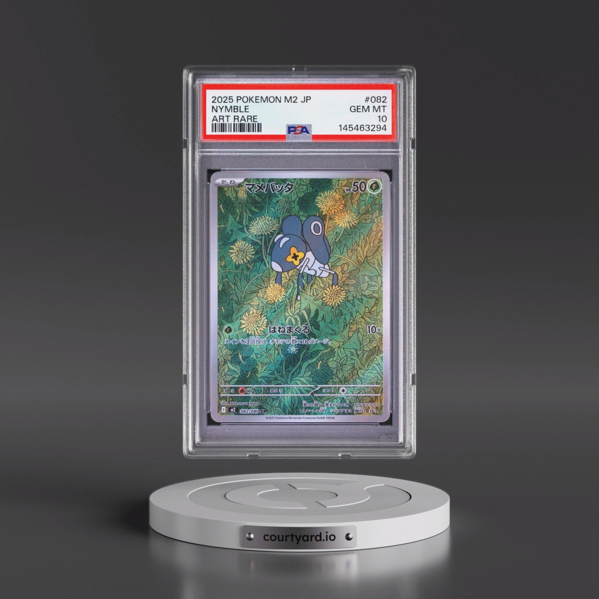 2025 Pokémon M2-Inferno X #082 Nymble - Art Rare (PSA 10 GEM MINT)