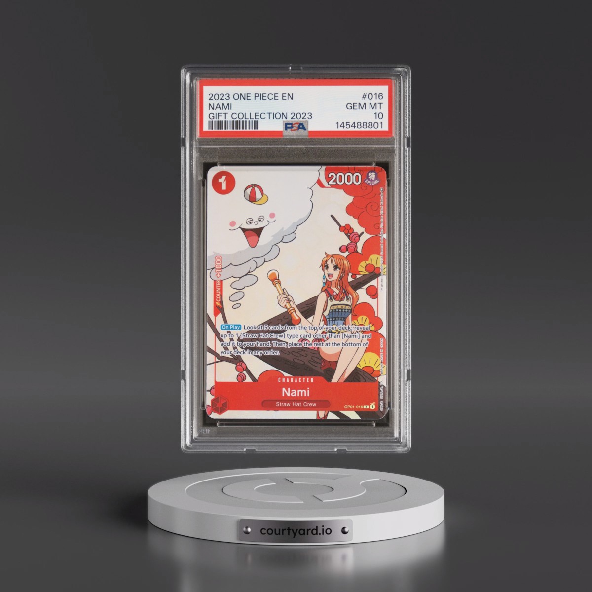 2023 One Piece Gift Collection 2023 #016 Nami (PSA 10 GEM MINT)