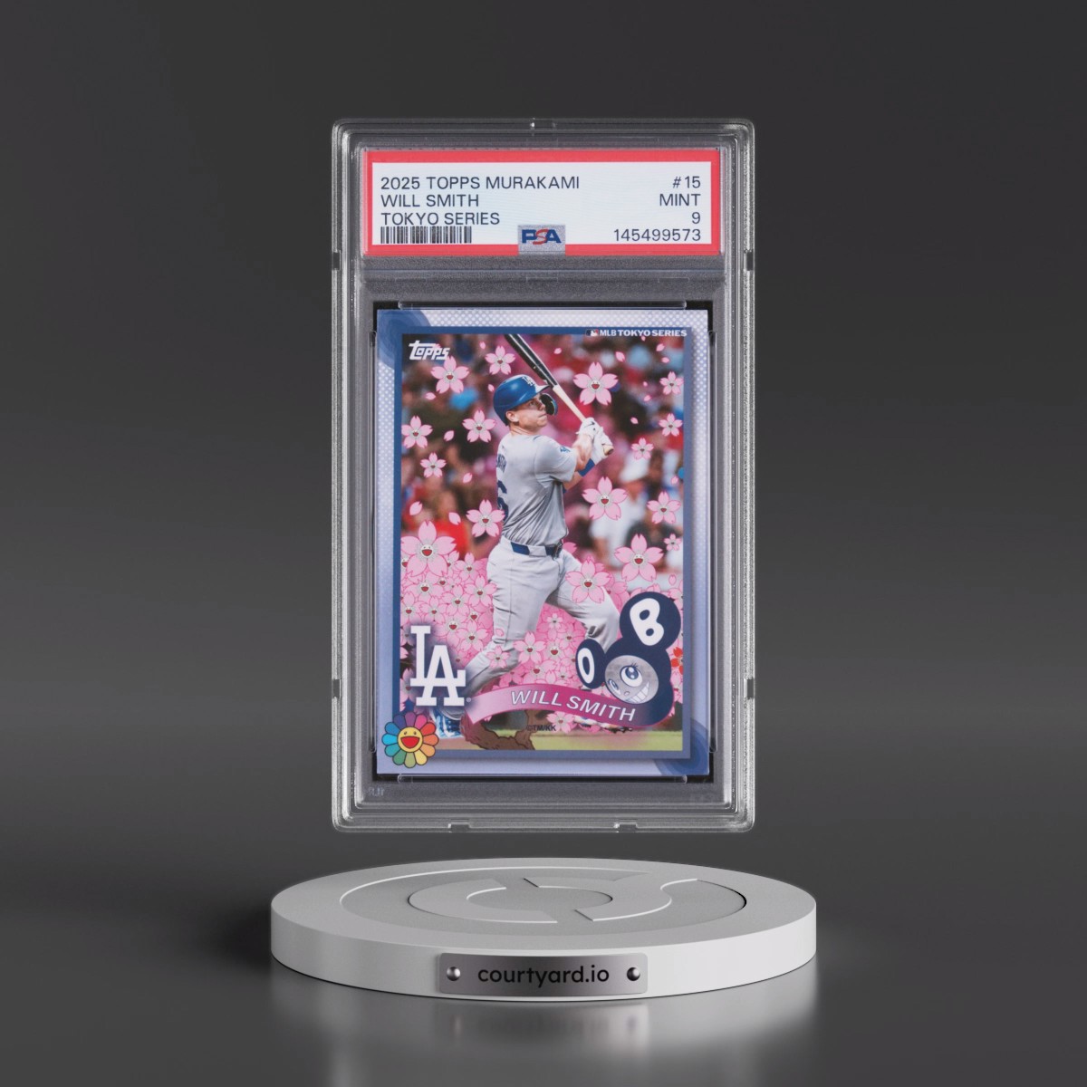 2025 Topps Takashi Murakami + MLB World Tour Tokyo Series #15 Will Smith (PSA 9 MINT)