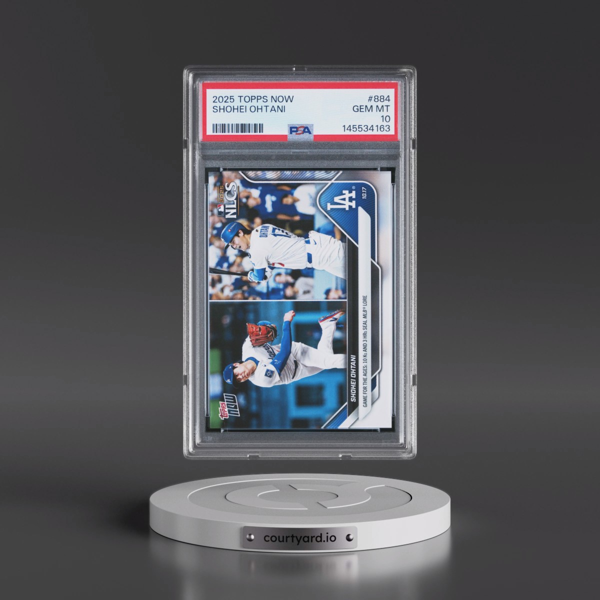 2025 Topps Now #884 Shohei Ohtani (PSA 10 GEM MINT)