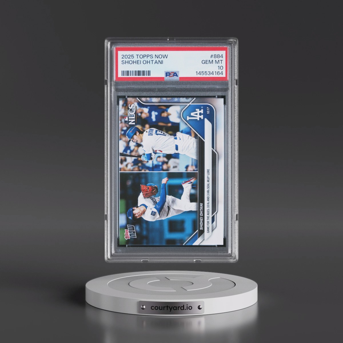 2025 Topps Now #884 Shohei Ohtani (PSA 10 GEM MINT)