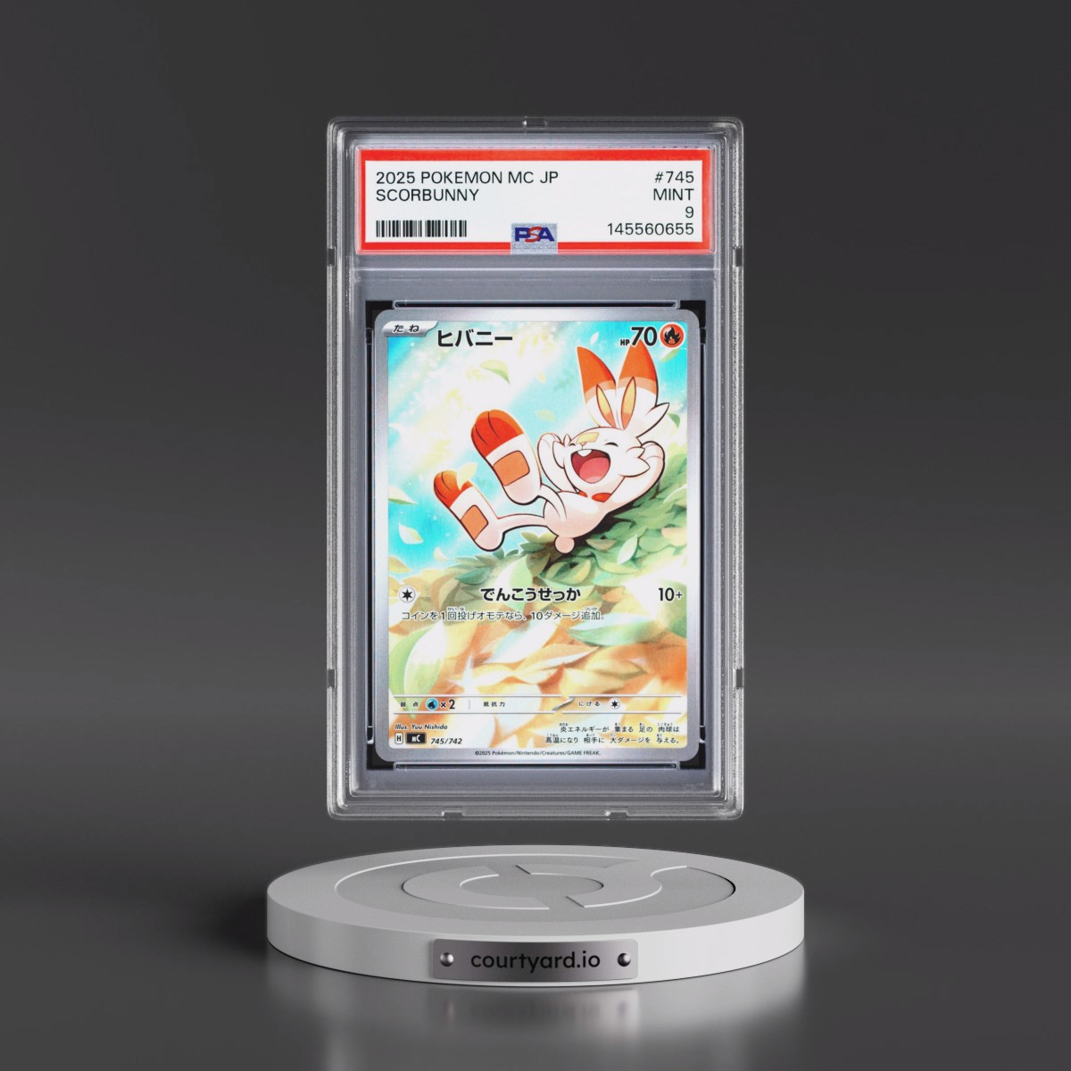 2025 Pokémon MC-Start Deck 100 Battle Collection #745 Scorbunny (PSA 9 MINT)
