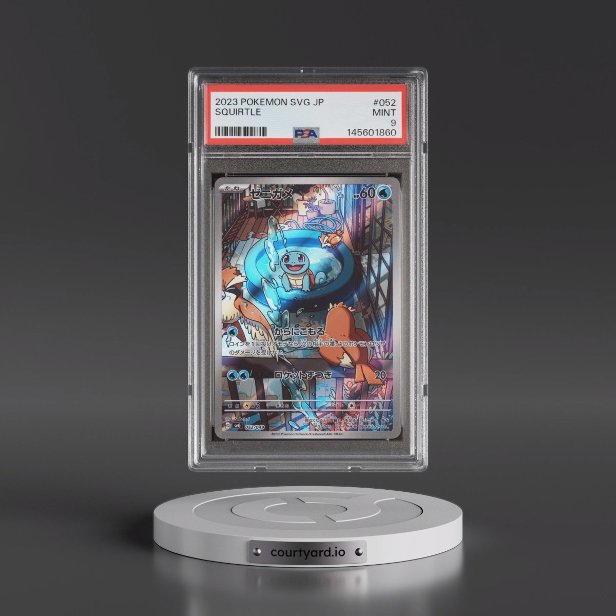 2023 Pokémon Svg-Venusaur & Charizard & Blastoise Special Deck Set EX #052 Squirtle (PSA 9 MINT)