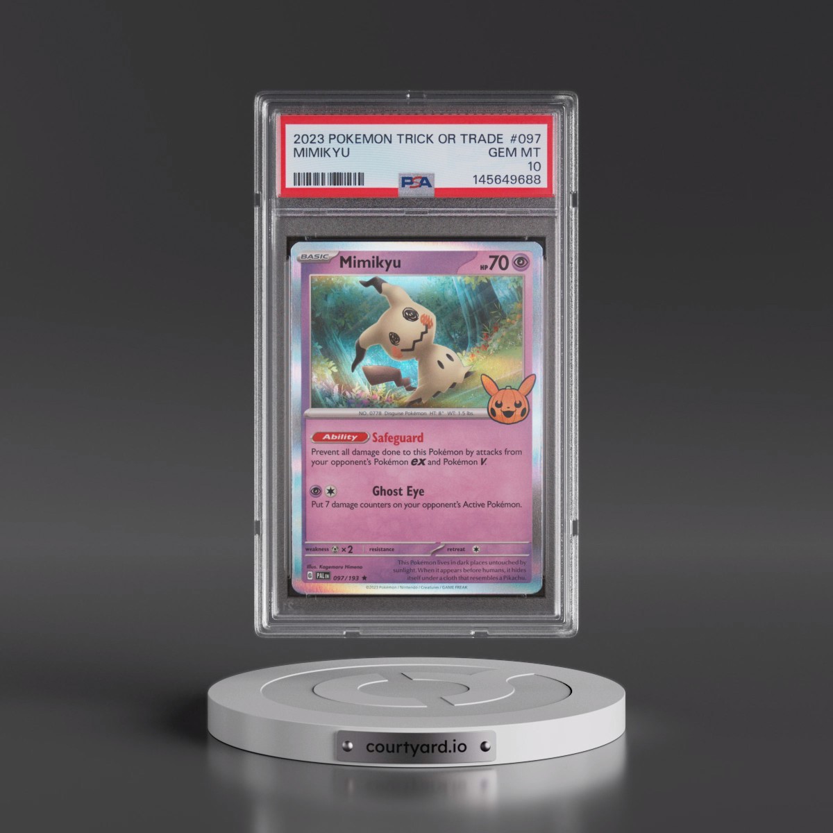 2023 Pokémon Trick or Trade #097 Mimikyu (PSA 10 GEM MINT)