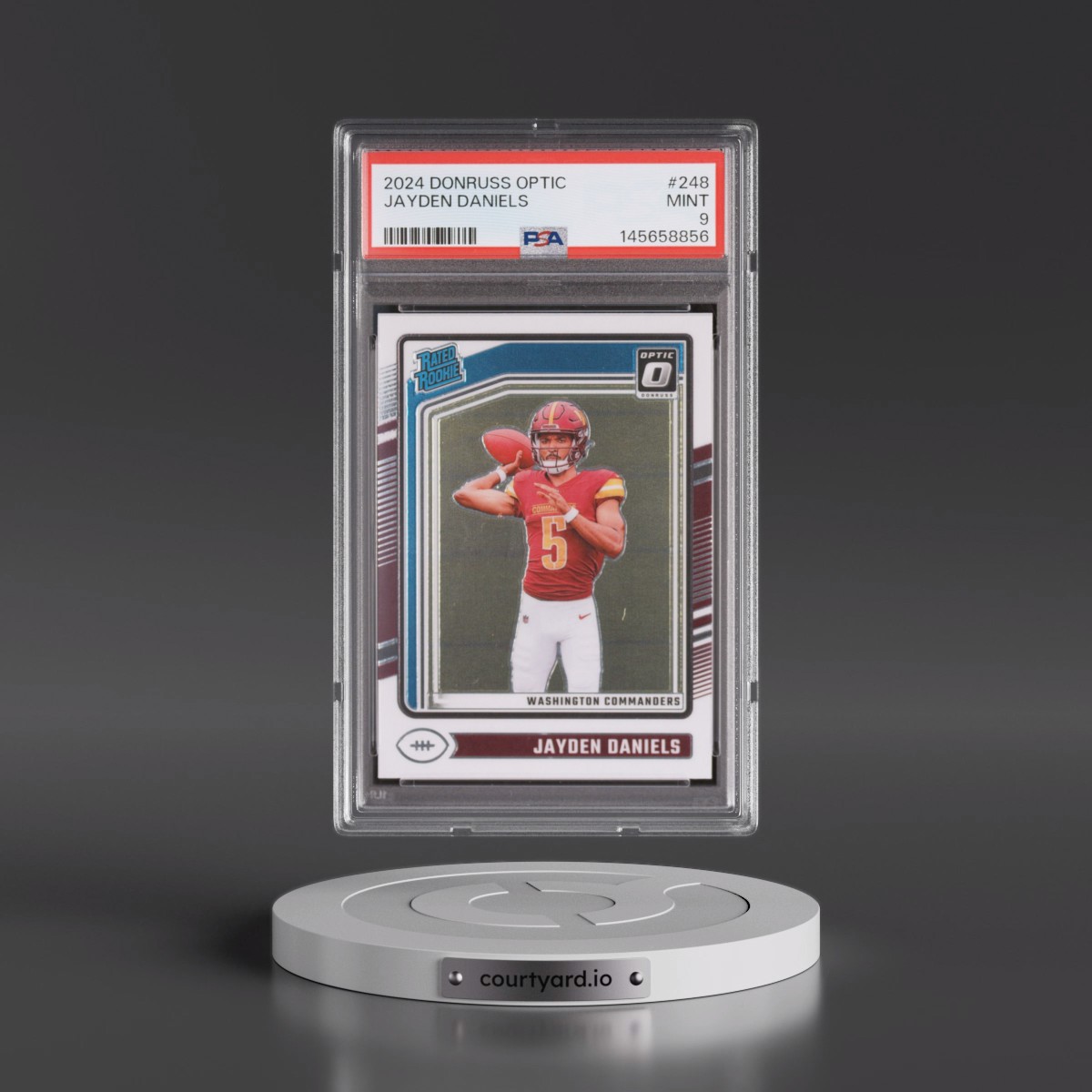 2024 Panini Donruss Optic #248 Jayden Daniels (PSA 9 MINT)