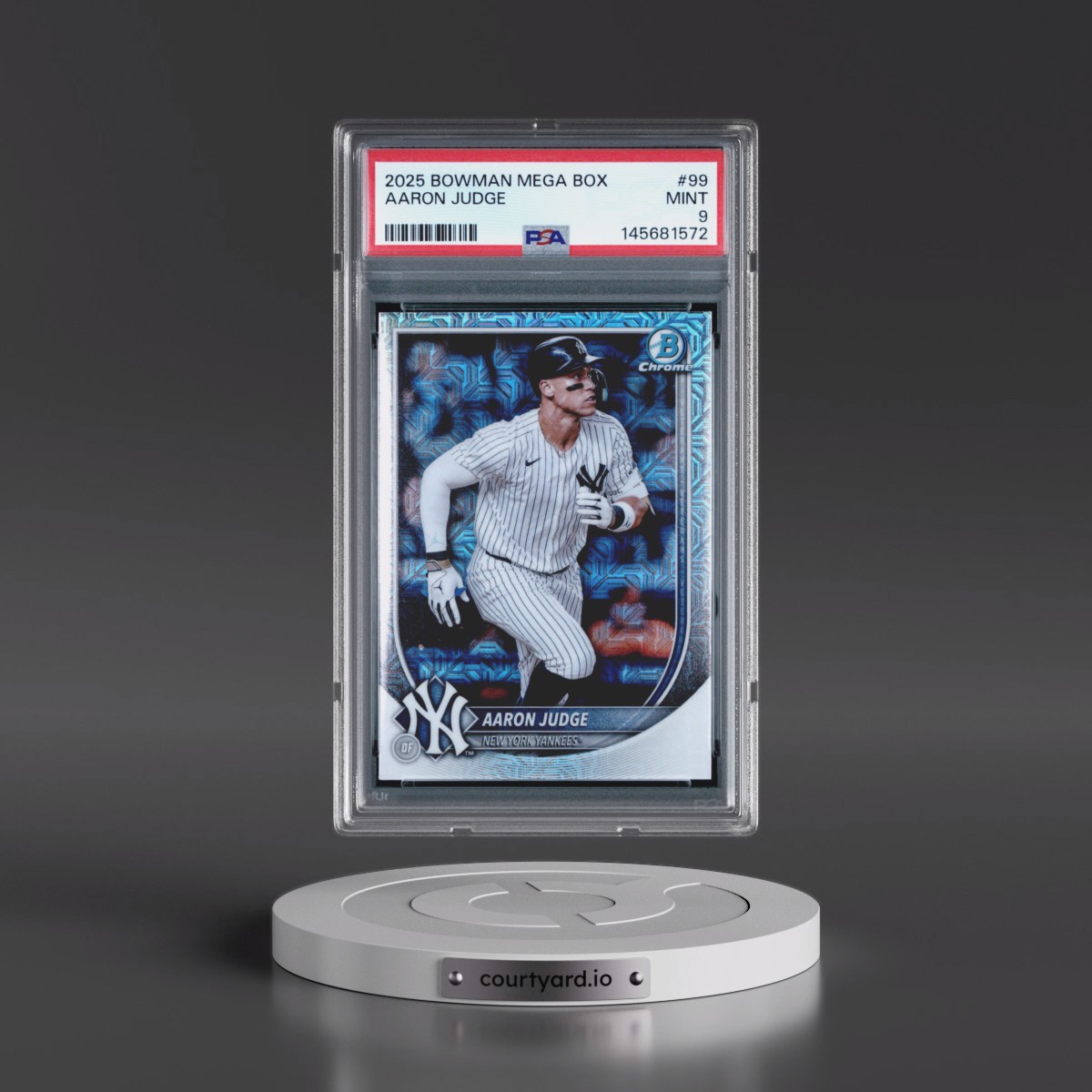 2025 Bowman Mega Box Chrome #99 Aaron Judge (PSA 9 MINT)